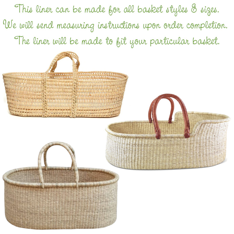 Organic Cotton Moses Basket Liner